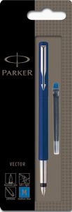 Parker VECTOR vulpen Blauw, Roestvrijstaal 1 stuk(s)