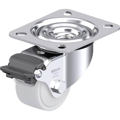 Blickle LE-PO 60KF-RA Plaatstalen zwenkwiel Wieldiameter: 60 mm Draagvermogen (max.): 150 kg 1 stuk(s)