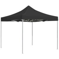 Partytent professioneel inklapbaar 3x3 m aluminium antraciet - thumbnail