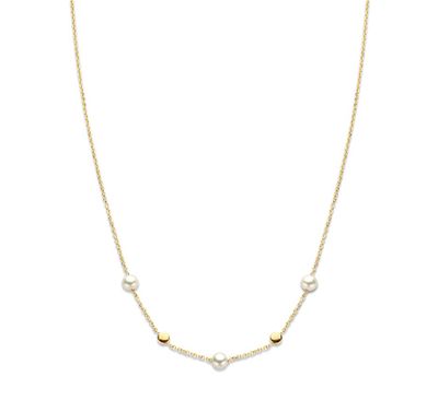 TFT Collier Geelgoud Parels 1,1 mm 42 + 3 cm