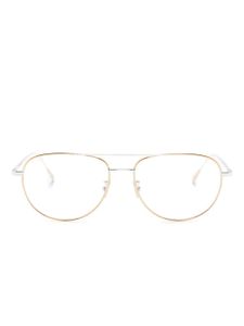 Cutler & Gross lunettes de vue bicolores à monture pilote