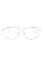 Cutler & Gross lunettes de vue bicolores à monture pilote