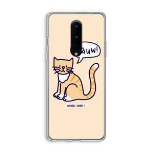 Miauw: OnePlus 8 Transparant Hoesje