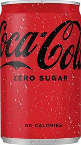 Coca-Cola Zero frisdrank, mini blik van 15 cl, pak van 24 stuks