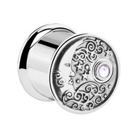 Double Flared Plug Chirurgisch staal 316L Tunnels & Plugs - thumbnail