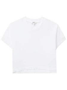 AGOLDE t-shirt crop en coton - Blanc