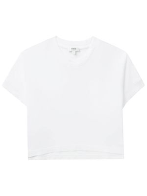 AGOLDE t-shirt crop en coton - Blanc