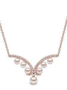 Yoko London collier en or rose 18ct pavé de diamants