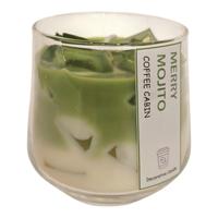 Mansion Atmosphere Geurkaars glas merry mojito 8,4x11,5cm
