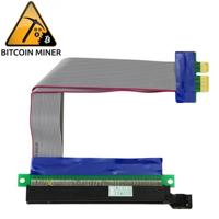 PCI-E Express 16 X 1 X Riser Card Adapter Flex Extension Kabel