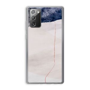 Stone White: Samsung Galaxy Note 20 / Note 20 5G Transparant Hoesje