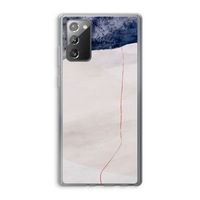 Stone White: Samsung Galaxy Note 20 / Note 20 5G Transparant Hoesje