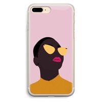 Yellow glasses: iPhone 7 Plus Transparant Hoesje