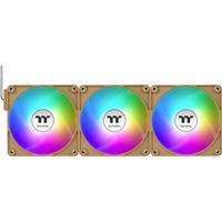 Thermaltake CT120 EX ARGB Sync PC Cooling Fan Gravel Sand 3 Pack PC-ventilator Bruin (b x h x d) 120 x 120 x 25 mm - thumbnail