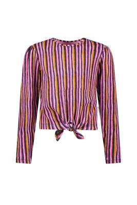 B.Nosy winter top meisjes - multi - Tori - met knoop