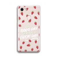 Don't forget to have a great day: Google Pixel 3 Transparant Hoesje