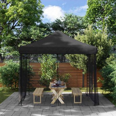 VidaXL Klamboe voor binnen en buiten 156 gaas 300x300x200 cm zwart