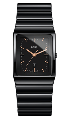 Horlogeband Rado 01.212.0700.3.016 / 212.0700.3 / R21807702 Keramiek Zwart