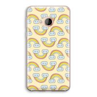 Regenboog: HTC U Play Transparant Hoesje