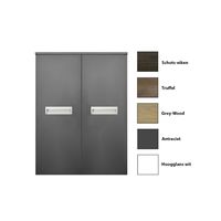 Kolomkast Sanicare Q2/Q3/Q8 2-Deurs Soft-Closing 90x67x32 cm Grey-Wood