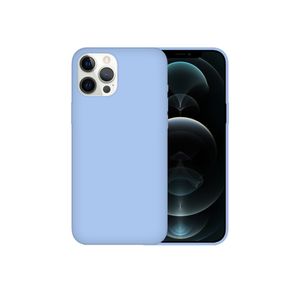 iPhone 12 hoesje - Backcover - TPU - Lichtblauw