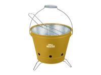 GRILLMEISTER Houtskool BBQ emmer (Geel)