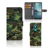 Nokia 3.4 Telefoon Hoesje Army Dark