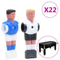 Tafelvoetbalspelers voor 15,9 mm staaf 22 st - thumbnail