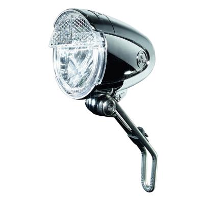 Trelock ls 583 bike-i retro koplamp zwart