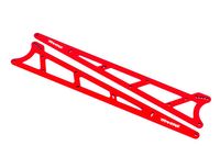 Traxxas - Side plates, wheelie bar, red (aluminum) (2) (TRX-9462R)