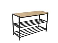 Practo Home Practo Home schoenenrek voor 6 paar (80x49,5x30 cm) - zwart/hout