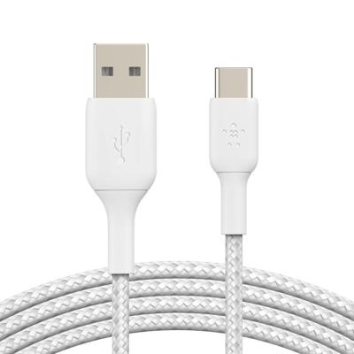 Belkin BOOSTCHARGE gevlochten USB-C naar USB-A kabel