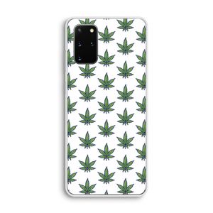 Weed: Samsung Galaxy S20 Plus Transparant Hoesje