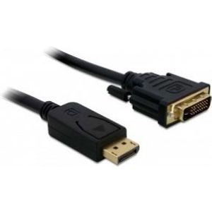 DeLOCK Displayport > DVI 24+1 m/m 3m DVI-D Zwart