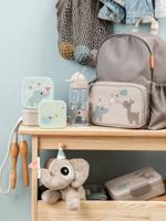 Waterfles met intrekbaar rietje DONE BY DEER beige