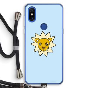 Kleine leeuw: Xiaomi Mi Mix 3 Transparant Hoesje met koord