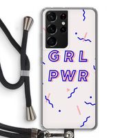 GRL PWR: Samsung Galaxy S21 Ultra Transparant Hoesje met koord