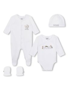 BOSS Kidswear lot de deux pyjamas à logo imprimé - Blanc