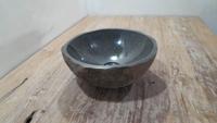 Aufsatzwaschbecken aus Flussstein RS250339, 37x34x15 cm