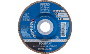 PFERD 67606125 A Sg Steelox Lamellenschijf Diameter 125 mm Boordiameter 22.23 mm 10 stuk(s)