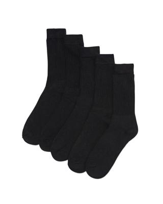 HEMA HEMA Heren Sportsokken - 5 Paar Zwart (zwart)