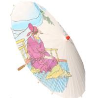 Houten Japanse decoratie paraplu - D85 cm - Home deco of Oosterse Aziatische sfeer - versiering