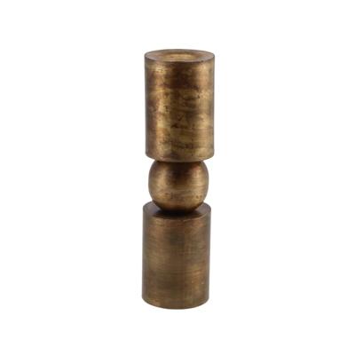 Kandelaar Dobra goudkleurig 6x6x23cm