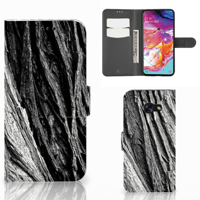 Book Style Case Samsung Galaxy A70 Boomschors Grijs