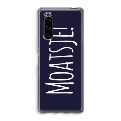 Moatsje!: Sony Xperia 5 Transparant Hoesje