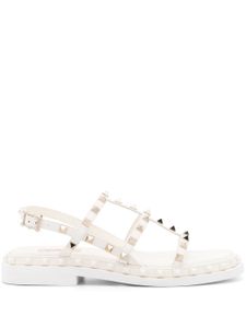 Valentino Garavani sandales à ornements Rockstud - Blanc