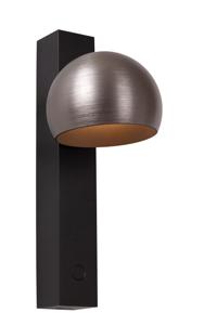 Lucide ESFERA - Wandlamp - LED Dimb. - 1x9W 2700K - Grijs ijzer | Premium