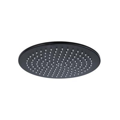 Fortifura Calvi Hoofddouche 30cm - rond - 6mm - zwart mat SW1139120