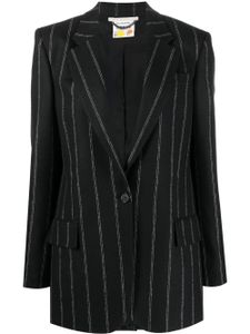 Stella McCartney blazer à détails de coutures - Noir