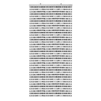 Kralengordijn - zwart - 90 x 220 cm - deurgordijn - vliegenwerend - gordijn met kralen